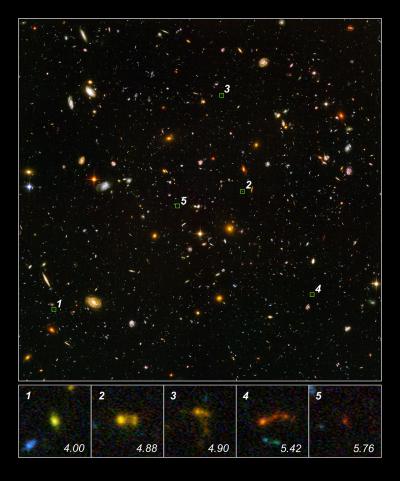 Hubble and Spitzer Uncover Smallest Galaxy Building Blocks