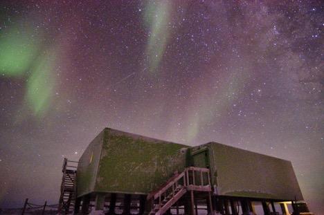 Aurora Over Antarctica