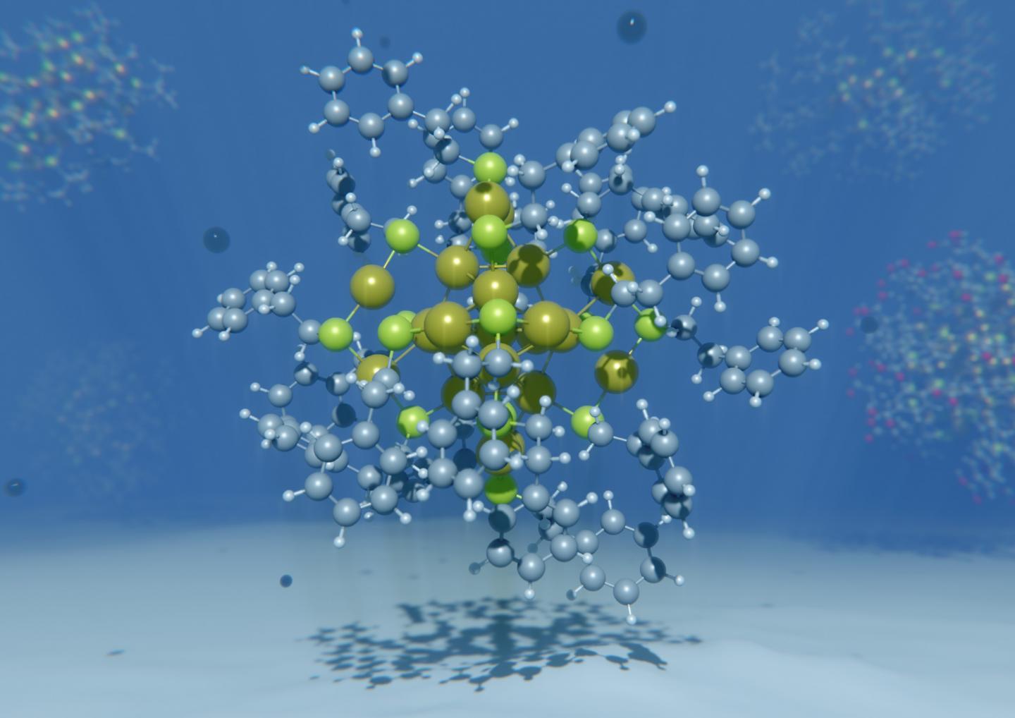 Illustration of Nanocluster Modeling