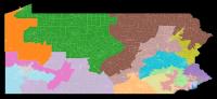Visualization of Pennsylvania districts