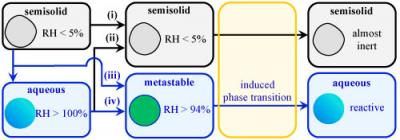 Effect of Phase on Alpha-Pinene Reactivity