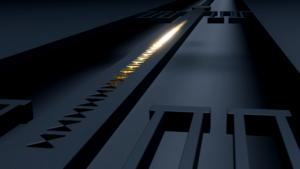 Optical cavity in a circuit