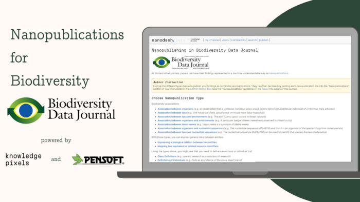 Nanopublication connector for Biodiversity Data Journal