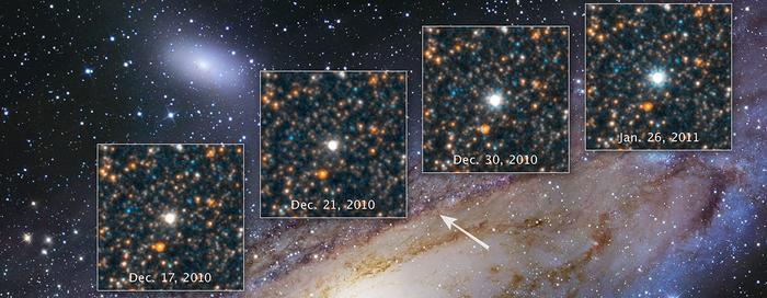 Hubble M31 Cepheid Variable Star V1