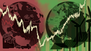 Carbon dioxide emissions peaks