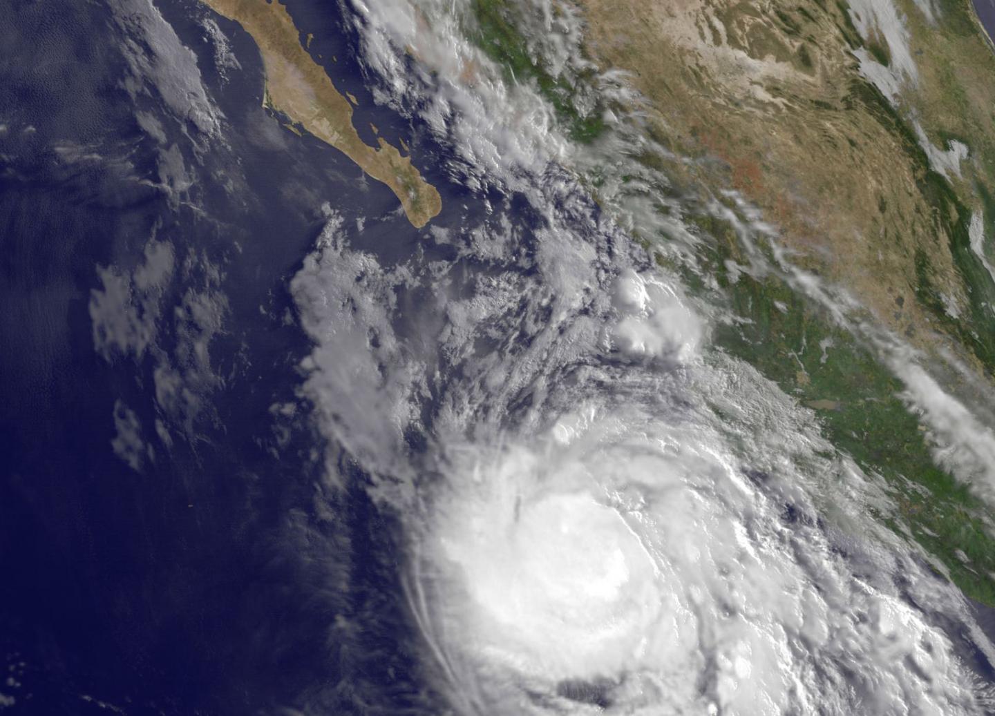 GOES-West image of Dolores