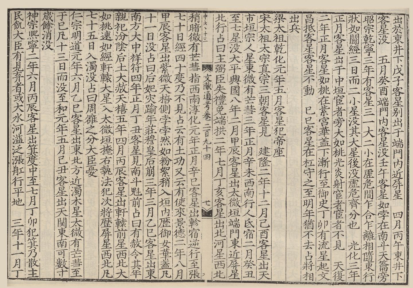 Historical records of the guest star in 1054