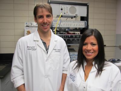 Daniel Lodge, Ph.D., and Stephanie Perez, University of Texas Health Science Center at San Antonio