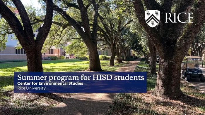 Free summer program at Rice focuses on environmental justice for Houston students