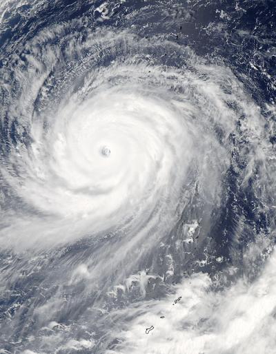 NASA MODIS Sees Super Typhoon Choi-Wan
