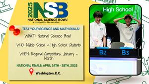 National Science Bowl 2025 Registration Opening