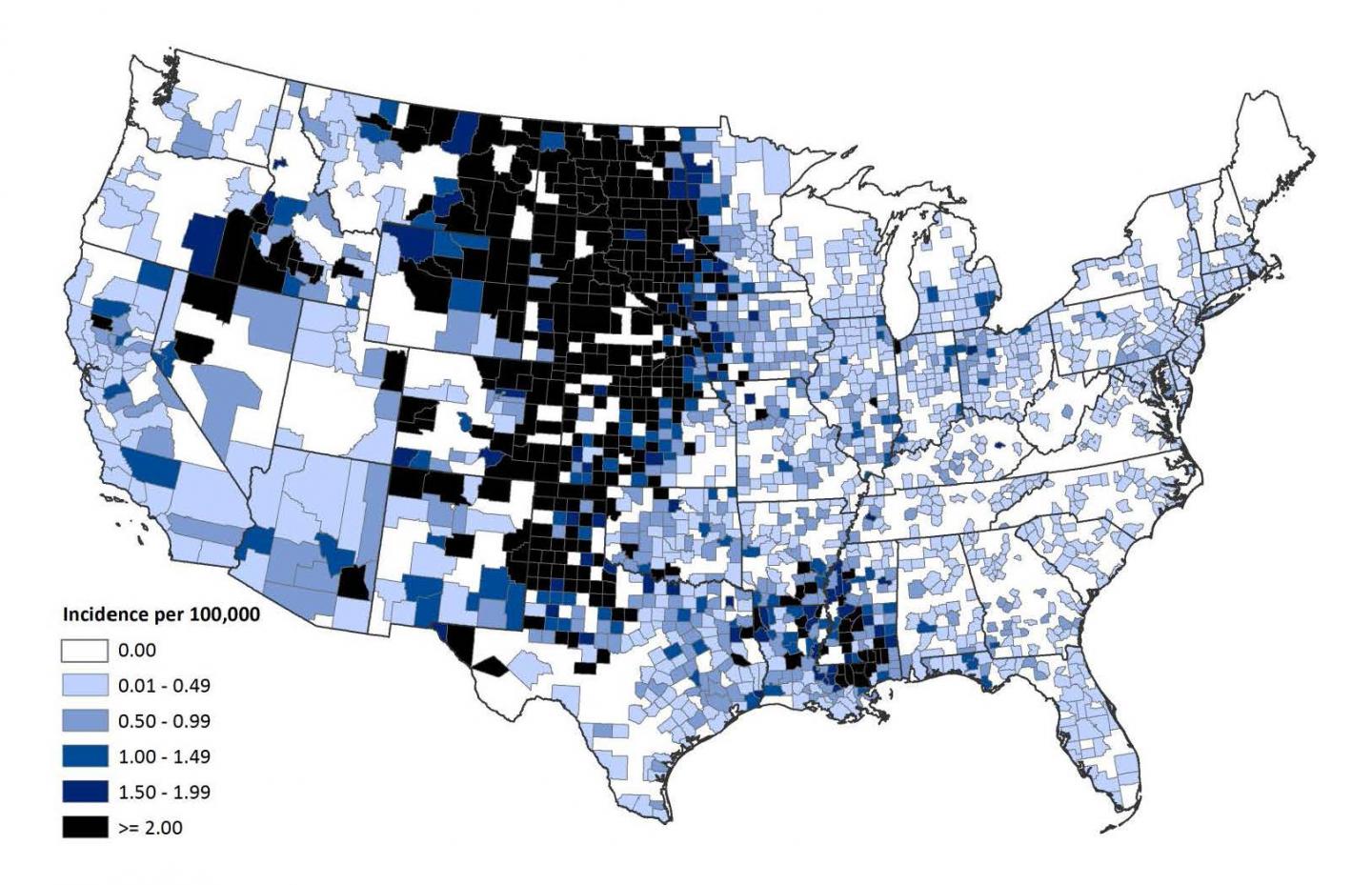 West Nile Virus Annual Incidence