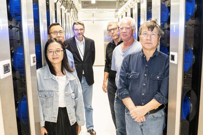 team that manages the tape storage library at the Scientific Data and Computing Center of the U.S. Department of Energy's Brookhaven National Laboratory