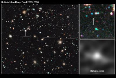 Hubble Finds a New Contender for Galaxy Distance Record