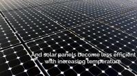 Solar Panels Benefit from Cooling