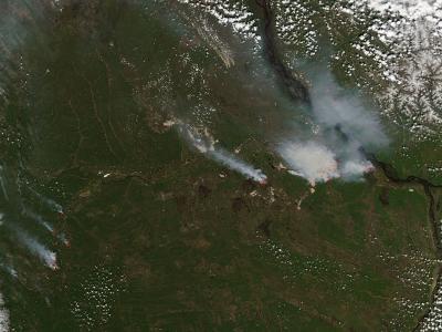 Wildfires in Siberia