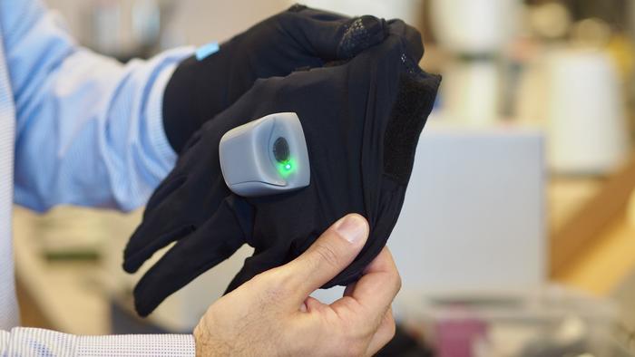 Smart glove close-up