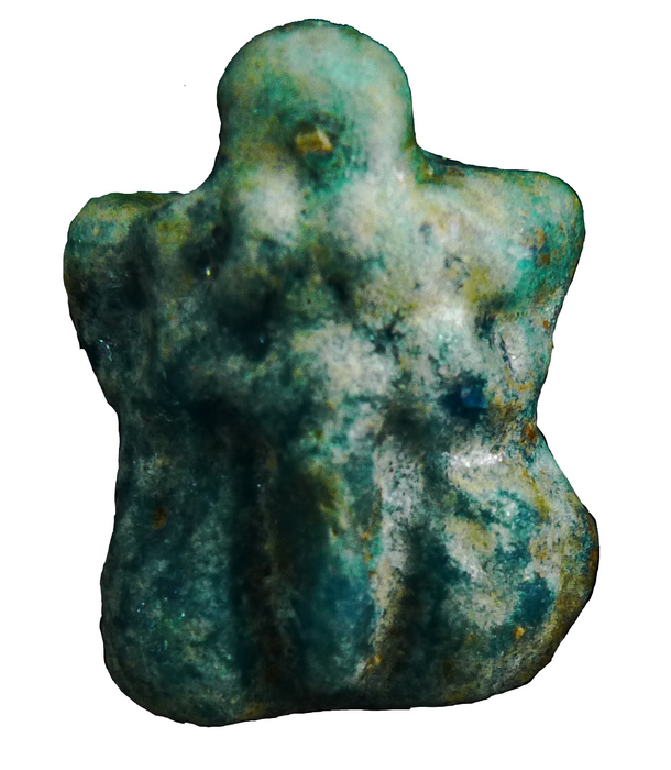 Egyptian-style faience bead