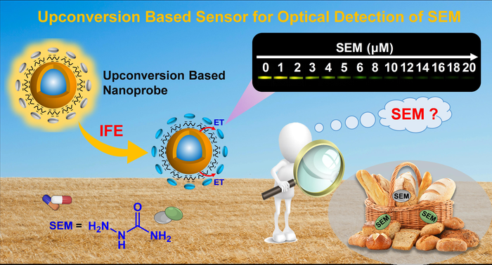 Upconversion-based Luminescent Sensors Developed for Highly-sensitive Detection of Semicarbazide and Heparin