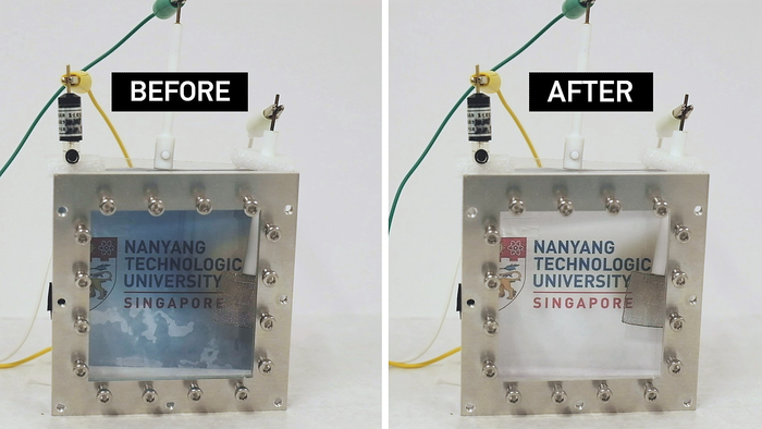 NTU Singapore scientists invent ‘smart’ window material that blocks rays without blocking views