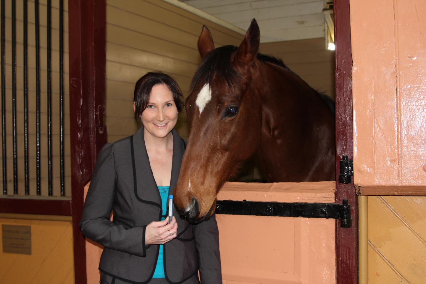 Natasha Hamilton and Horse