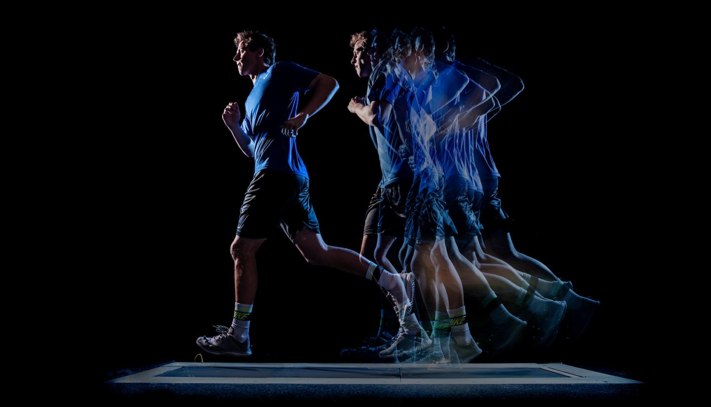 Running Photo Illustration