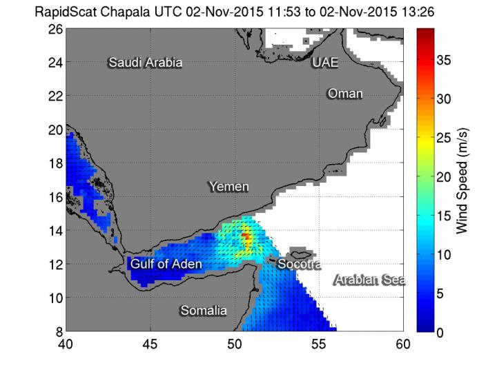 RapidScat Image of Chapala