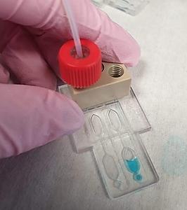 Microfuidic testing in the lab