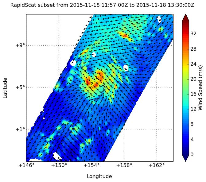 RapidScat Image of In-fa