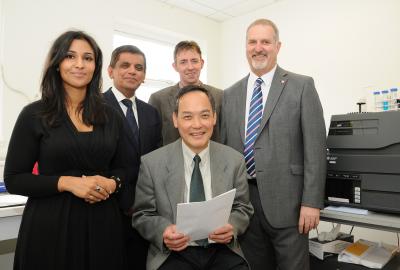 Janica Auluck, Nilesh Samani, Leong Ng, Don Jones and Steve O'Connor, University of Leicester