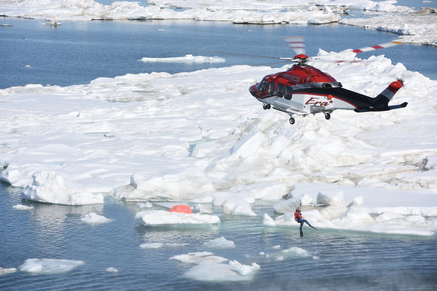 Practice Rescue in the Arctic