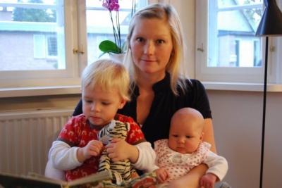 Stinne with Aviaja (left) and Lucca