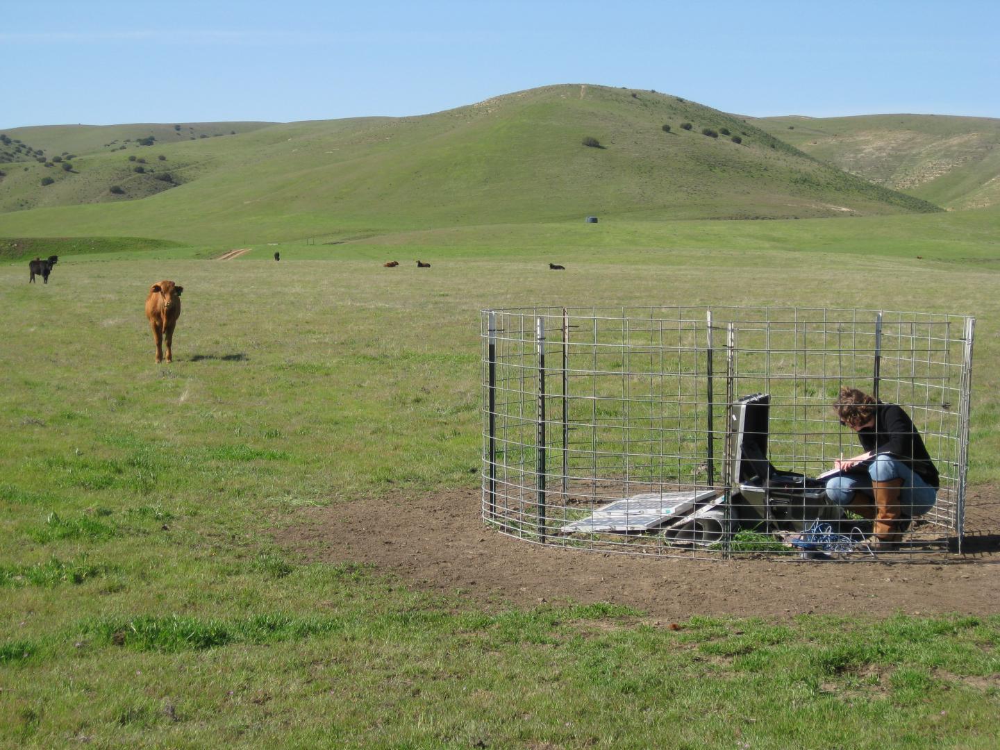 Temporary Seismic Station near Cholame, California