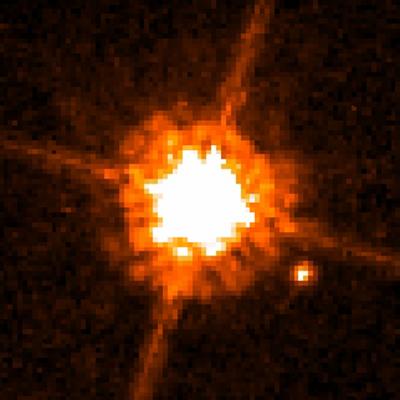 Hubble Spies Possible Brown Dwarf Around Low-Mass Star
