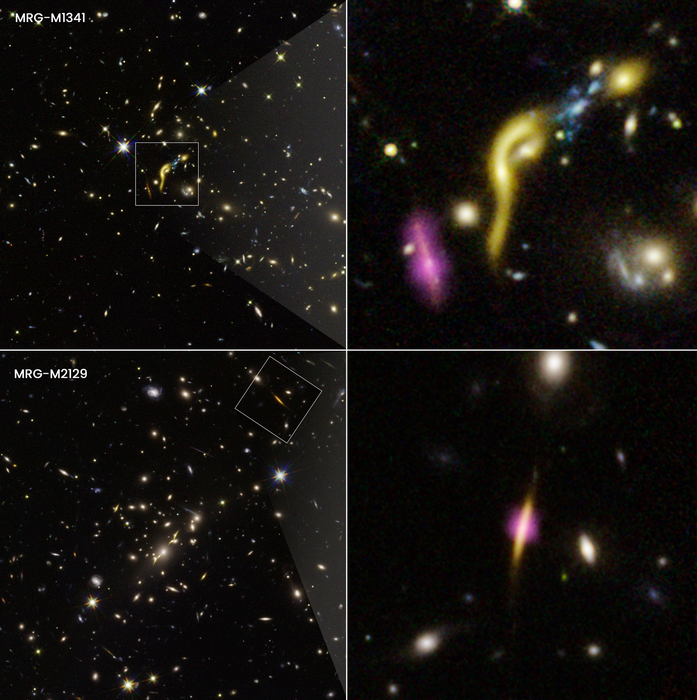 Composite Images from Hubble and ALMA