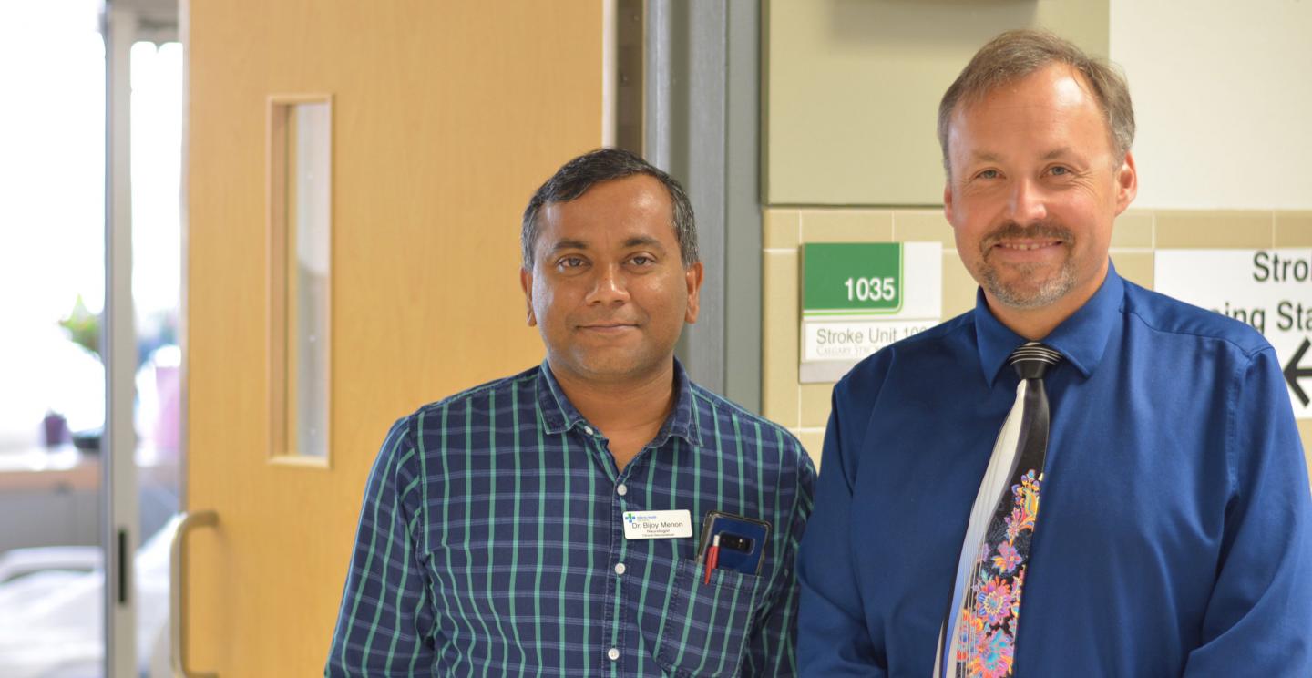 Bijoy Menon and Andrew Demchuk, University of Calgary 