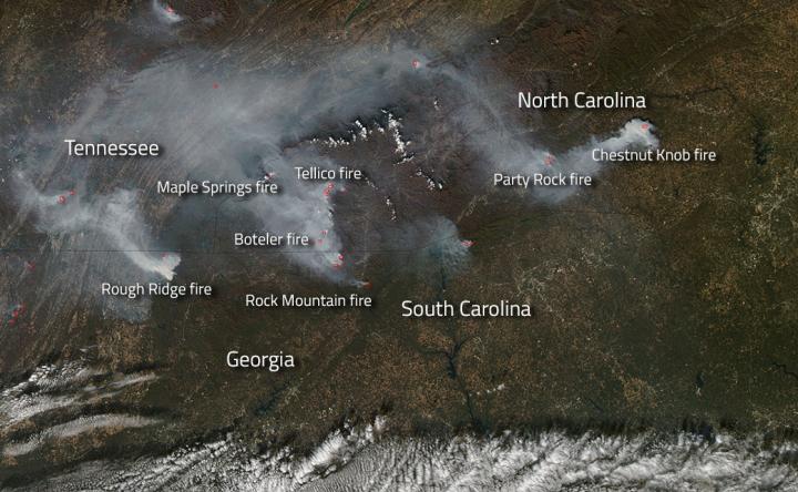 Southern US Fires