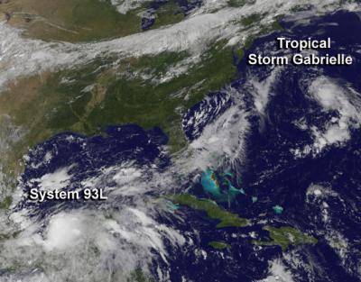 GOES-13 Sees Gabrielle