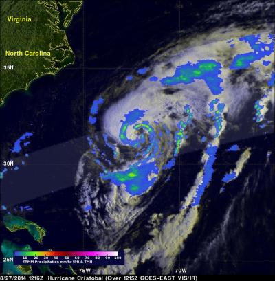 TRMM Image of Cristobal