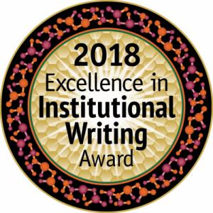Excellence in Institutional Writing Award