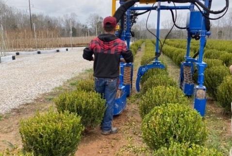 Picture of nursery machinery