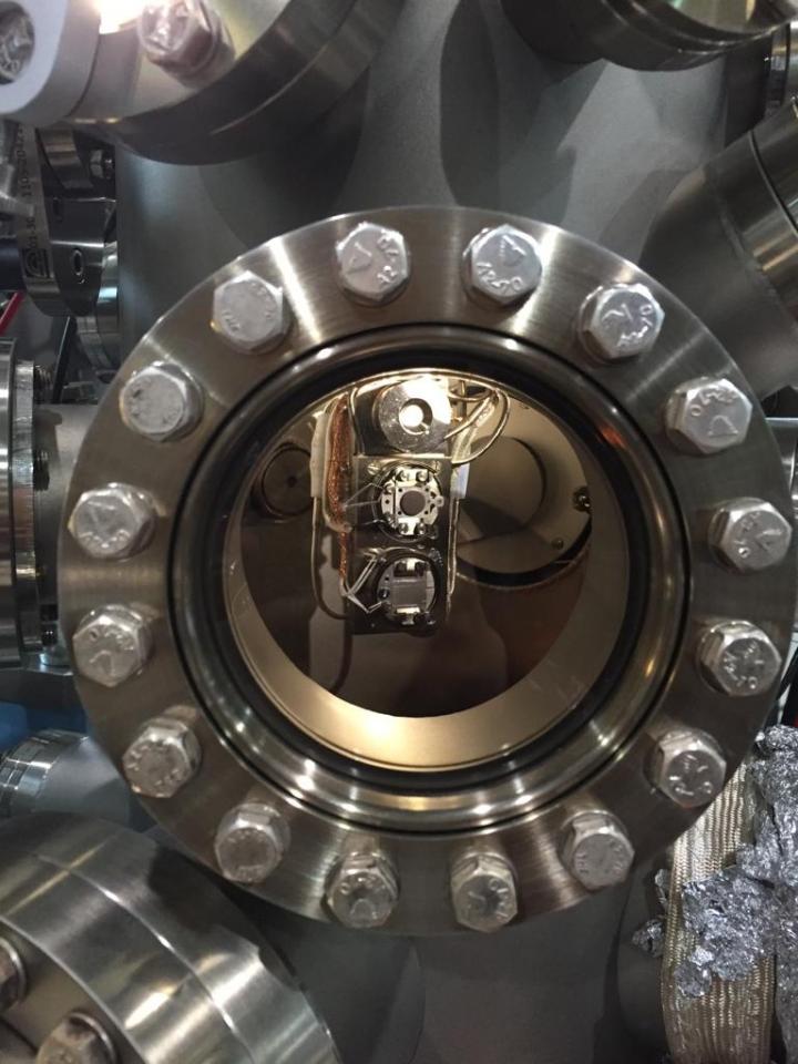 Measurement chamber at the XAS/SOLARIS research station