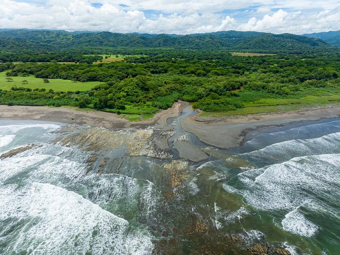 Aerial Shot of Playa Del Ostional