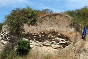 sediment layers