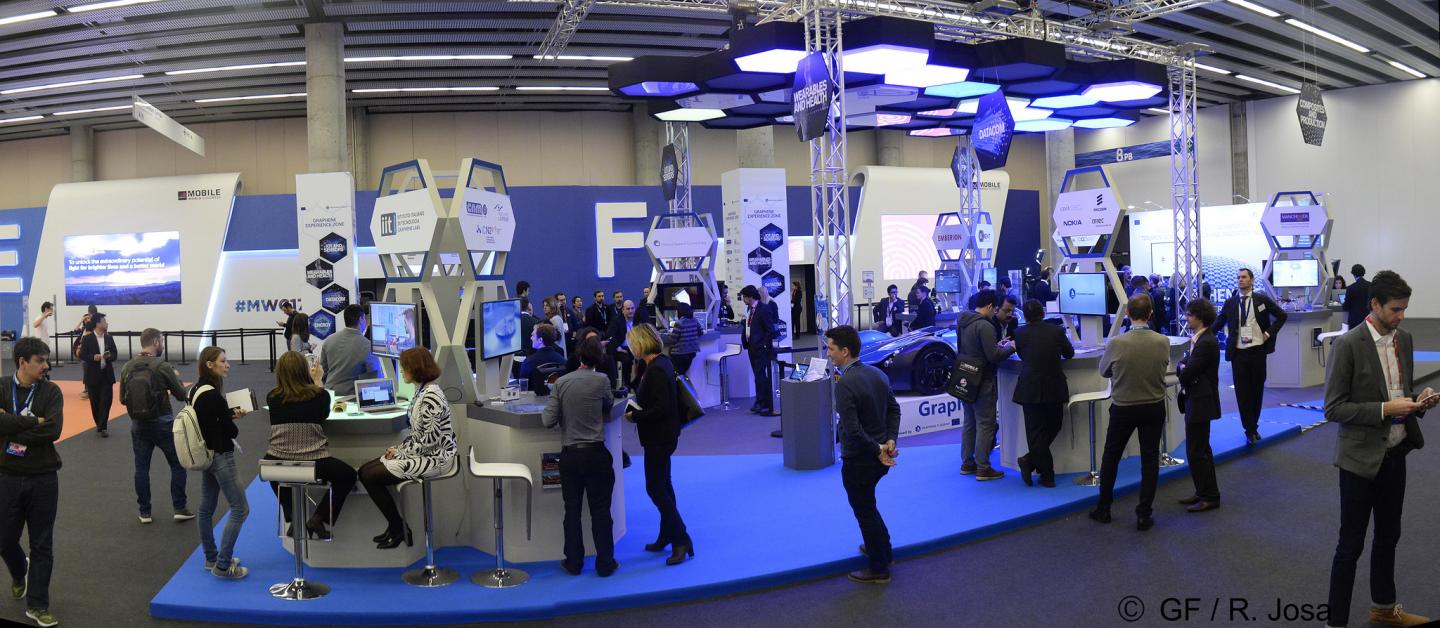 The Graphene Experience Zone at the Mobile World Congress
