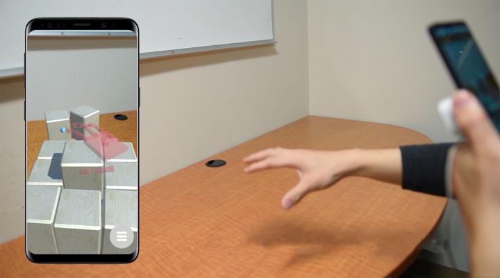 Augmented Reality on a Smart Phone