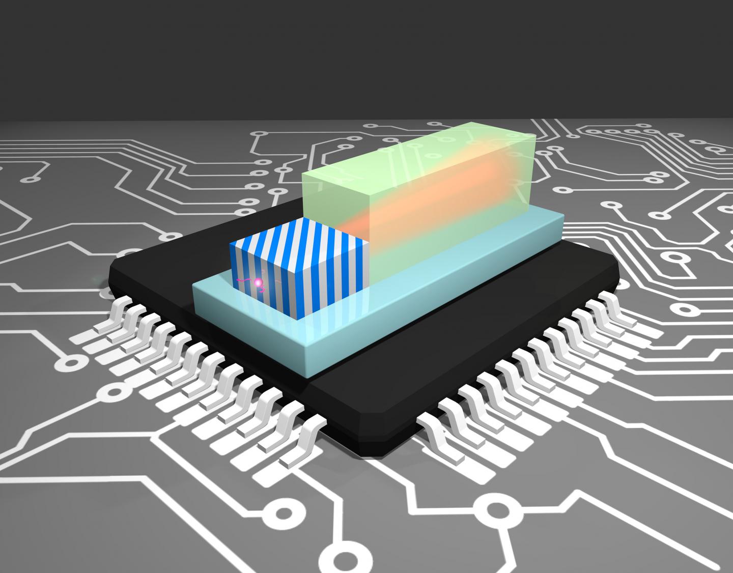 Broadband enhancement of the on-chip single photon extraction via tilted hyperbolic metamaterials