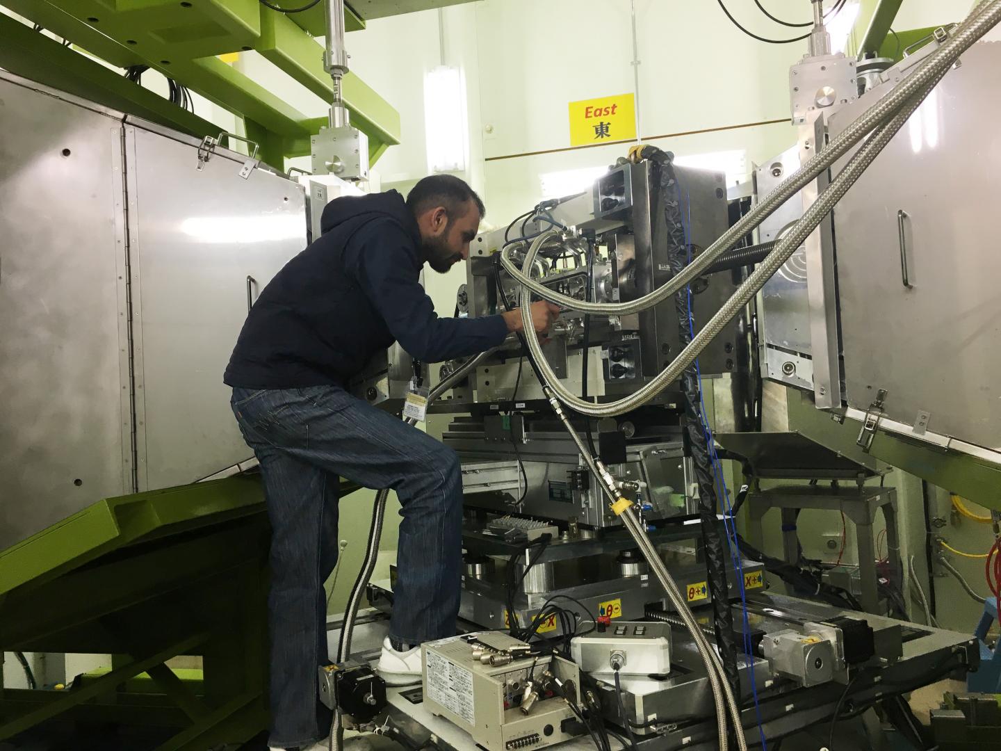 Muhammad Naeem Prepares the Experiment at  J-PARC