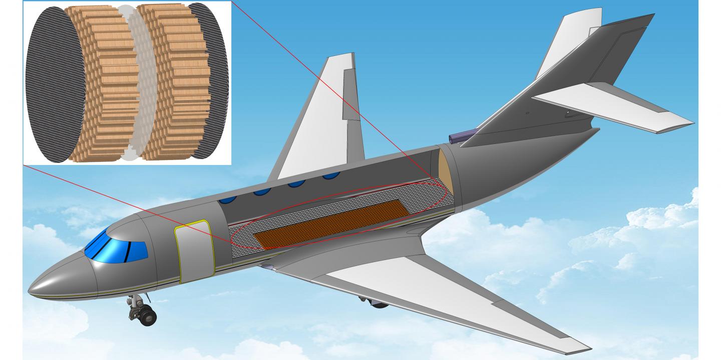 Lightweight Membrane Cuts Aircraft Noise for Passengers