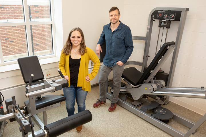 Researchers in Exercise Laboratory